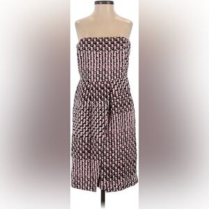 Banana Republic Strapless Pink and Black Dress